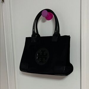 Tory Burch nylon mini ella tote black